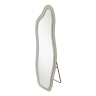 Espelho de corpo inteiro 140 x 45 cm u2013 Espelho branco de mesa ou de parede, ideal para quartos e closets.
