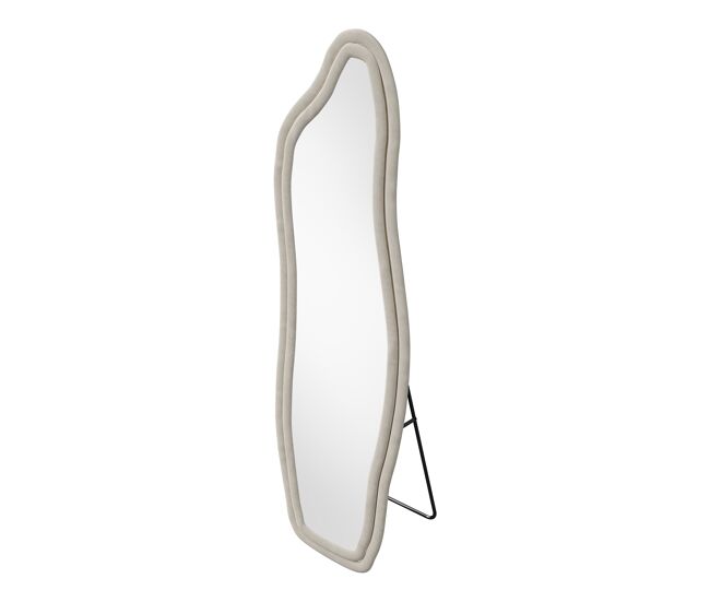 Espejo de cuerpo entero de 140 x 45 cm – espejo blanco de pie o de pared, ideal para dormitorios y vestidores