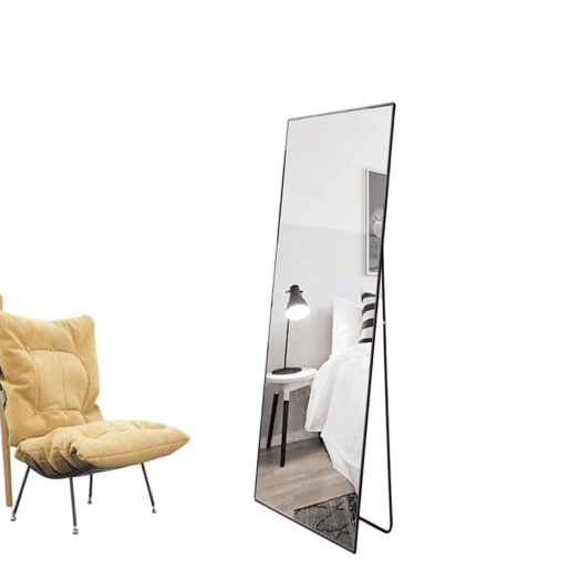 Espelho de corpo inteiro 150 x 40 cm, espelho 3 em 1 (de chão e de parede), espelho de vestir, espelho para corredor, quarto, sala de estar e hall de entrada u2013 Preto Espelho de corpo inteiro 150 x 40 cm, espelho 3 em 1 (de chão e de parede), espelho de vestir, espelho para corredor, quarto, sala de estar e hall de entrada u2013 Preto
