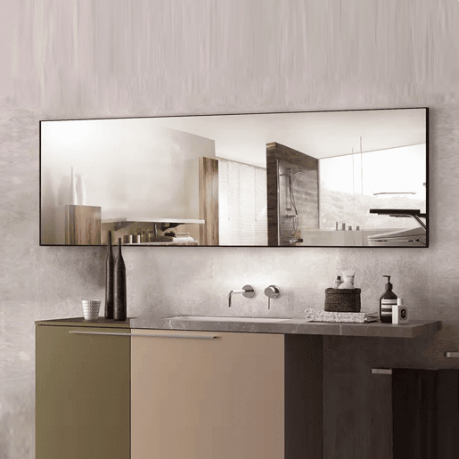 Espelho de corpo inteiro 150 x 40 cm, espelho 3 em 1 (de chão e de parede), espelho de vestir, espelho para corredor, quarto, sala de estar e hall de entrada u2013 Preto Espelho de corpo inteiro 150 x 40 cm, espelho 3 em 1 (de chão e de parede), espelho de vestir, espelho para corredor, quarto, sala de estar e hall de entrada u2013 Preto
