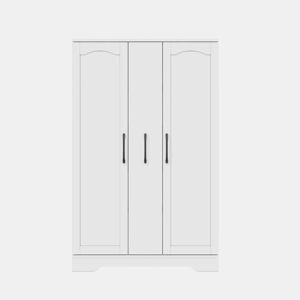 Armário de cozinha 120 × 78 × 35 cm u2014 com prateleira para especiarias, porta dupla, gaveta vertical extraível com 4 níveis e prateleiras ajustáveis u2014 branco