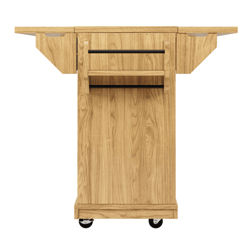 Carrinho de cozinha de 95 cm u2013 dobrável, com gavetas de rattan PE, altura ergonómica, com rodas, para cozinha, varanda e campismo u2013 madeira natural Carrinho de cozinha de 95 cm u2013 dobrável, com gavetas de rattan PE, altura ergonómica, com rodas, para cozinha, varanda e campismo u2013 madeira natural