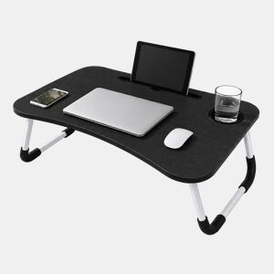 Mesa Dobrável Multifuncional 60x40x28cm Nyana Home Gaveta Removível Porta-Copos