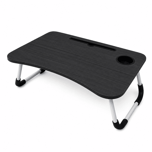 Mesa Dobrável Multifuncional 60x40x28cm Nyana Home Gaveta Removível Porta-Copos Mesa Dobrável Multifuncional 60x40x28cm Nyana Home Gaveta Removível Porta-Copos
