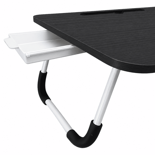 Mesa Dobrável Multifuncional 60x40x28cm Nyana Home Gaveta Removível Porta-Copos Mesa Dobrável Multifuncional 60x40x28cm Nyana Home Gaveta Removível Porta-Copos