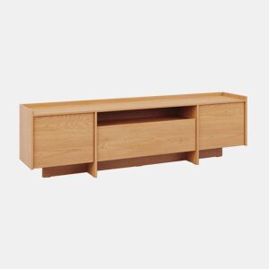 Móvel de TV 3 portas 200 cm Japandi Madeira