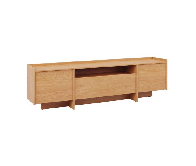 Mueble TV 3 puertas 200 cm Japandi Madera