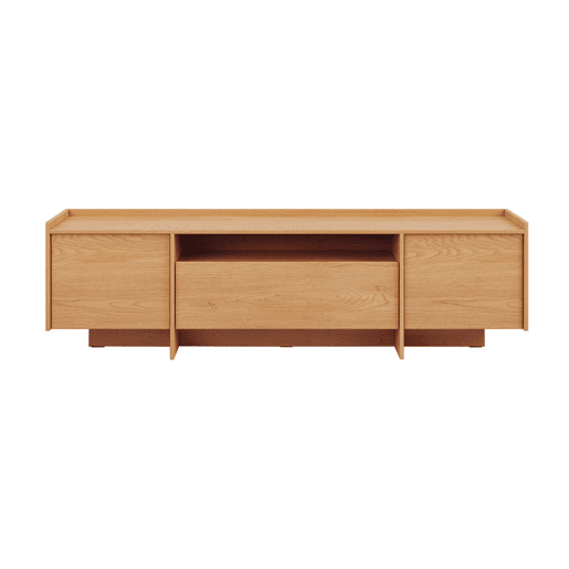 Móvel de TV 3 portas 200 cm Japandi Madeira