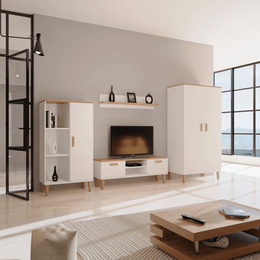 Móvel TV Denver 120 cm Branco Móvel TV Denver 120 cm Branco