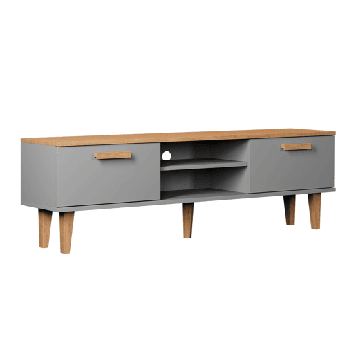 Móvel TV Denver 160 cm Cinzento Móvel TV Denver 160 cm Cinzento