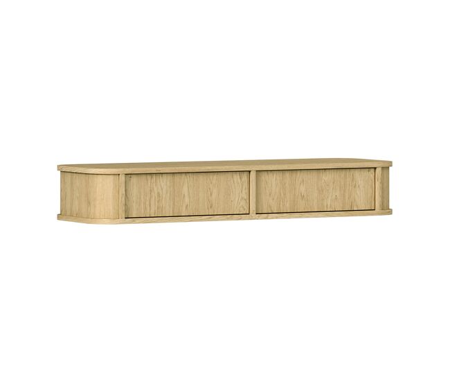Consola de tocador de pared halina de madera