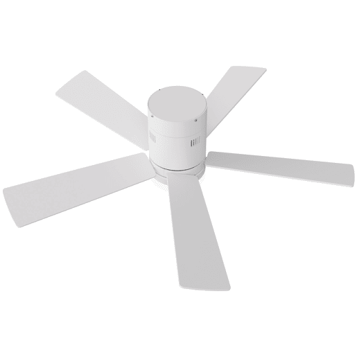 Ventilador teto branco 42 polegadas luz, 5 pás motor DC silencioso montagem baixa Ventilador teto branco 42 polegadas luz, 5 pás motor DC silencioso montagem baixa