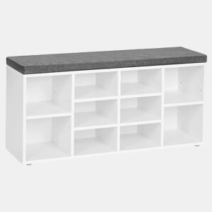 Armário SHOE com assento, branco