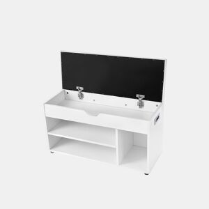 Armário SHOE com assento, branco