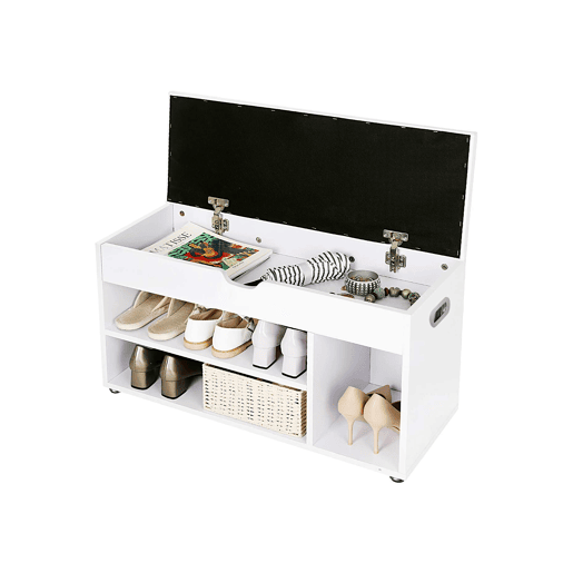 Armário SHOE com assento, branco