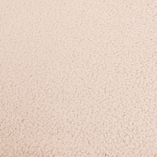 Poltrona de baloiço em tecido teddy branco-creme, design moderno e acolhedor para sala de estar ou quarto Poltrona de baloiço em tecido teddy branco-creme, design moderno e acolhedor para sala de estar ou quarto