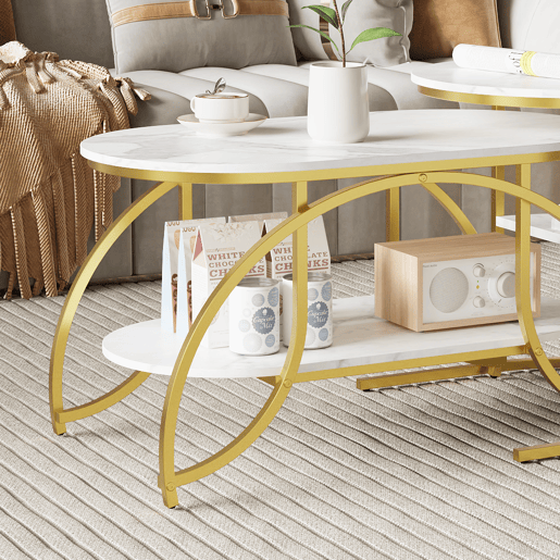 Mesa de centro, mesa para sala de estar, 80 × 46 × 51 cm Mesa de centro, mesa para sala de estar, 80 × 46 × 51 cm