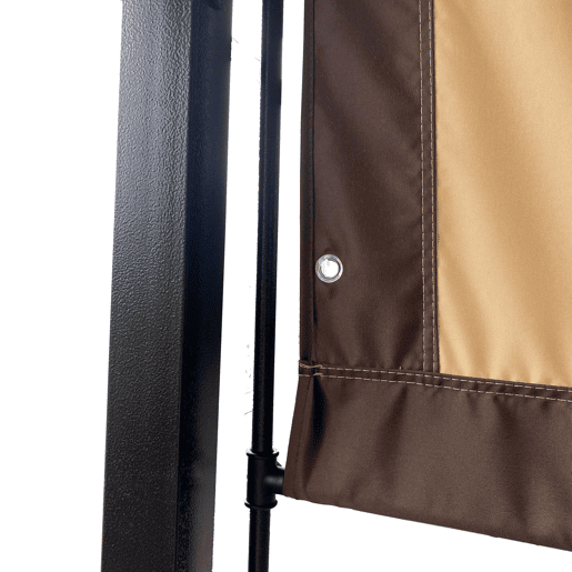 Cobertura de substituição para pérgula de 12 x 9 pés - impermeável, com proteção solar resistente aos raios UV para terraços e varandas - Bege