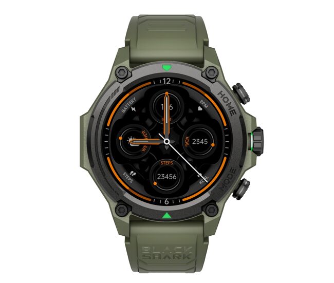 Smartwatch gps black shark gs3 1,43" amoled gps 21 días color verde