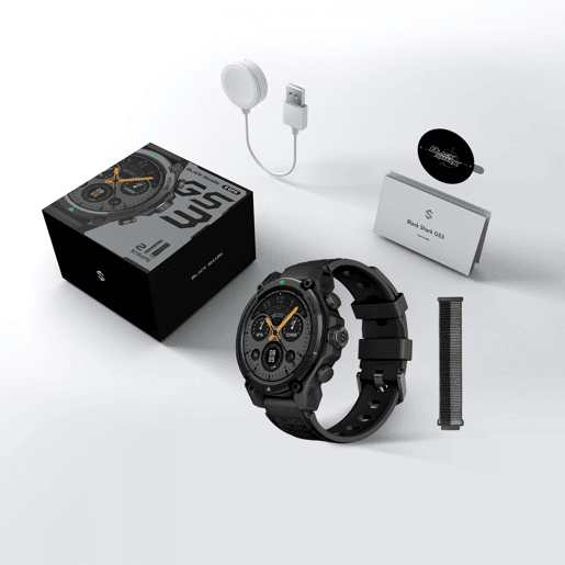 Smartwatch GPS BLACK SHARK GS3 1,43 AMOLED GPS 21 dias Cor Preto