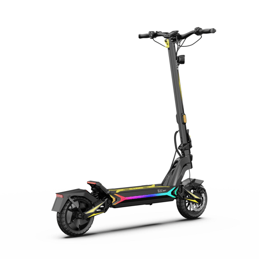 OOTD SR1 Trotinete elétrico 48V20Ah E-Bike Dobrável Disco - Preto Amarelo OOTD SR1 Trotinete elétrico 48V20Ah E-Bike Dobrável Disco - Preto Amarelo