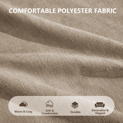 Sofá Modular em U 4 Lugares Poliéster Espuma 32D Bege Sofá Modular em U 4 Lugares Poliéster Espuma 32D Bege
