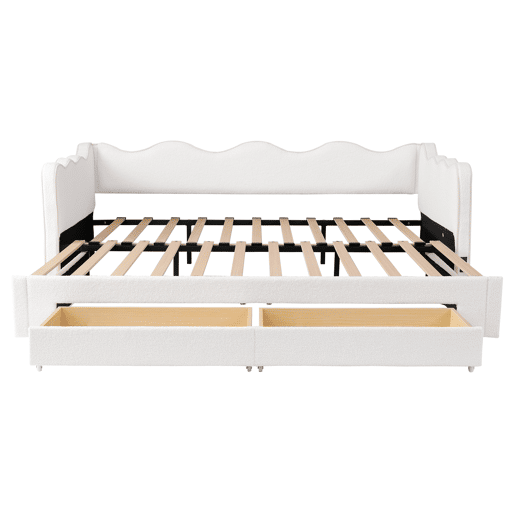 Sofá-cama individual 90x200 cm de tecido,bege Sofá-cama individual 90x200 cm de tecido,bege