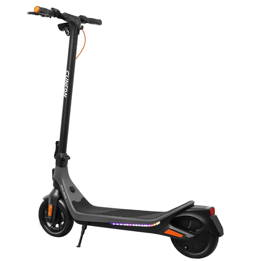 CUNFON RS300 Trotinete elétrico 36V10,4Ah Dobrável Freio a Tambor + Eletrônico Cinza - Cinza