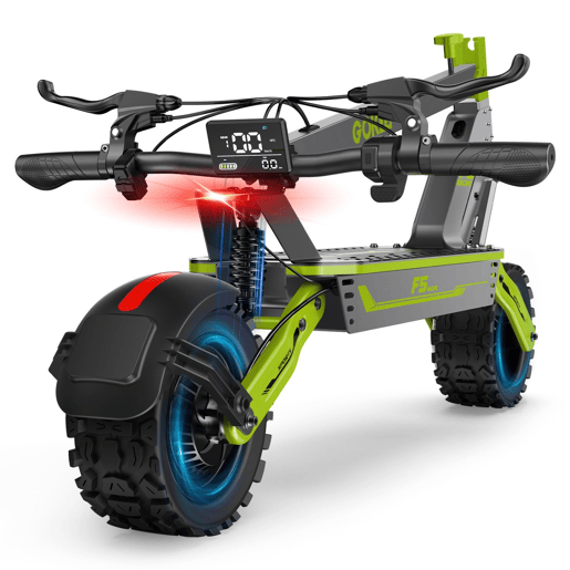 GOKEEP F5 Trotinete elétrico 52V20Ah 43 milhas dupla suspensão - Verde GOKEEP F5 Trotinete elétrico 52V20Ah 43 milhas dupla suspensão - Verde