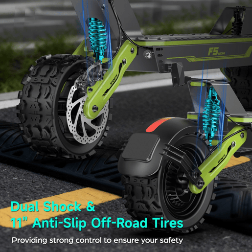 GOKEEP F5 Trotinete elétrico 52V20Ah 43 milhas dupla suspensão - Verde GOKEEP F5 Trotinete elétrico 52V20Ah 43 milhas dupla suspensão - Verde