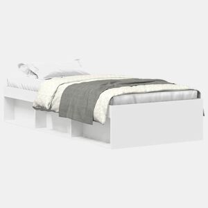Estrutura de cama de solteiro - 100x200 cm branco