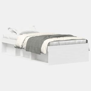 Estrutura de cama de solteiro - 90x190 cm branco