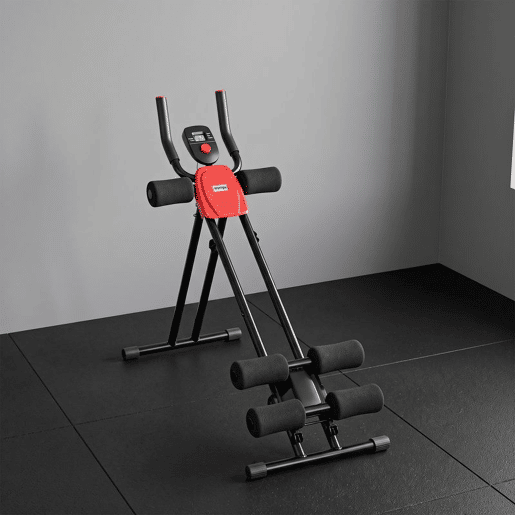 SPORTNOW Máquina de Abdominais Dobrável com Monitor LCD, Aparelho Multifuncional para Treino de Corpo Inteiro em Casa SPORTNOW Máquina de Abdominais Dobrável com Monitor LCD, Aparelho Multifuncional para Treino de Corpo Inteiro em Casa