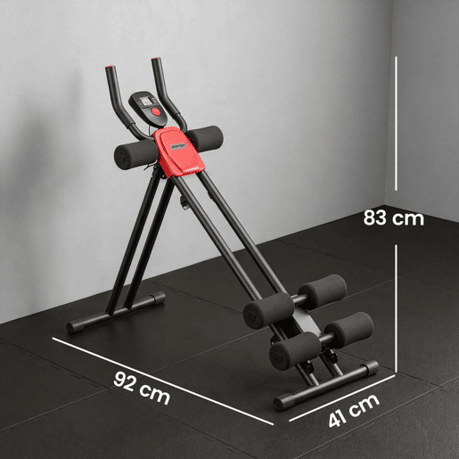 SPORTNOW Máquina de Abdominais Dobrável com Monitor LCD, Aparelho Multifuncional para Treino de Corpo Inteiro em Casa SPORTNOW Máquina de Abdominais Dobrável com Monitor LCD, Aparelho Multifuncional para Treino de Corpo Inteiro em Casa