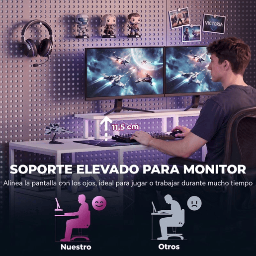HOMCOM Secretária para Computador com Luzes LED, Prateleiras, Gavetas, Tomadas, USB e Suporte para Monitor, 155,5x48x88,5 cm, Branco HOMCOM Secretária para Computador com Luzes LED, Prateleiras, Gavetas, Tomadas, USB e Suporte para Monitor, 155,5x48x88,5 cm, Branco