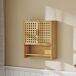 Armario de Pared Bambú, MDF HOMCOM, hogar - baño Armario de Pared Bambú, MDF HOMCOM, hogar - baño Marrón