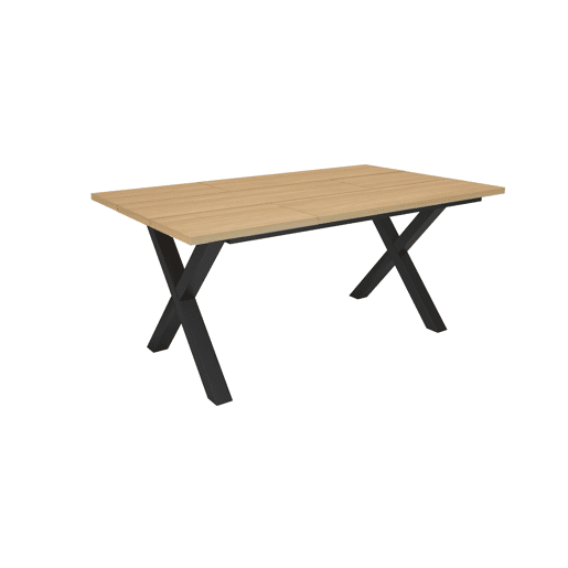 Skraut Home, Mesa Sala de Jantar, Mesa Cozinha, 167x90x74 cm, Para 8 pessoas, Móveis Sala Jantar, Estilo moderno, Carvalho soft Skraut Home, Mesa Sala de Jantar, Mesa Cozinha, 167x90x74 cm, Para 8 pessoas, Móveis Sala Jantar, Estilo moderno, Carvalho soft