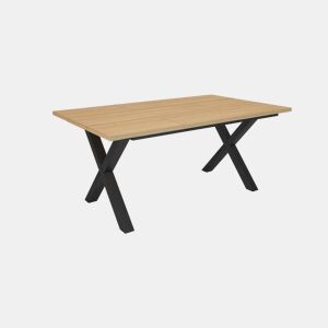 Skraut Home, Mesa Sala de Jantar, Mesa Cozinha, 167x90x74 cm, Para 8 pessoas, Móveis Sala Jantar, Estilo moderno, Carvalho soft