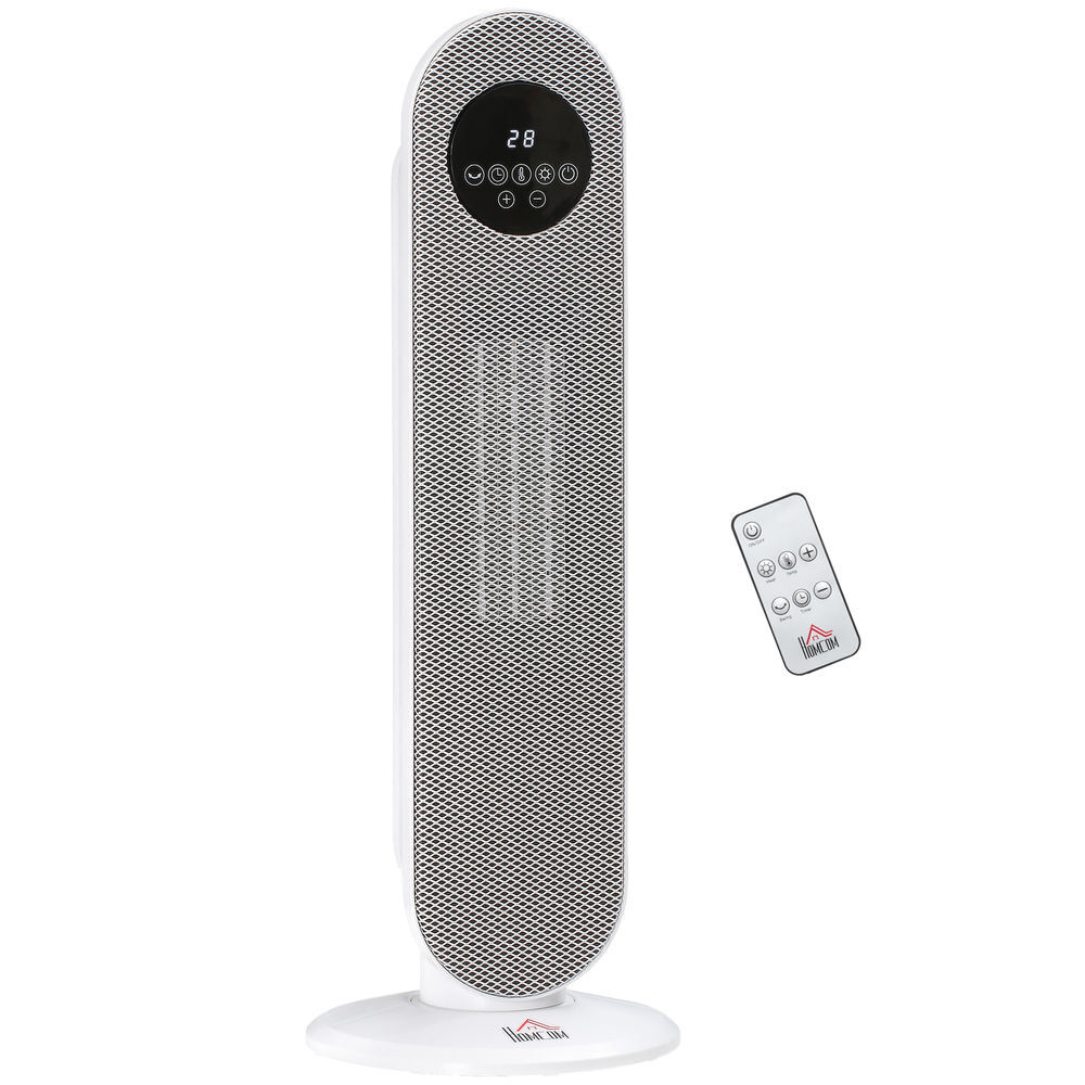 Calefactor Eléctrico PP, Acero HOMCOM, hogar - climatización
