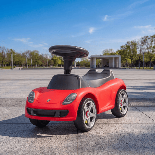 AIYAPLAY Carro sem Pedais Porsche para Crianças 18-36 Meses com Faróis, Buzina e Som de Arranque, Vermelho, 63x28,5x38 cm AIYAPLAY Carro sem Pedais Porsche para Crianças 18-36 Meses com Faróis, Buzina e Som de Arranque, Vermelho, 63x28,5x38 cm