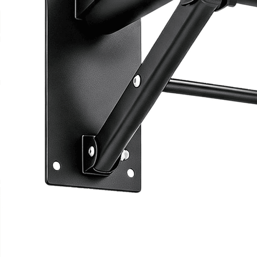 SPORTNOW Barra de Elevações de Parede Dobrável, com 3 Argolas para Bandas de Resistência, Pegas Antiderrapantes, Carga Máx. 120 kg, para Casa e Ginásio, Preto SPORTNOW Barra de Elevações de Parede Dobrável, com 3 Argolas para Bandas de Resistência, Pegas Antiderrapantes, Carga Máx. 120 kg, para Casa e Ginásio, Preto