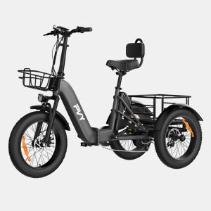 Triciclo elétrico de carga PVY F20 48V21Ah 80km 20x4.0 Cor Cinzento