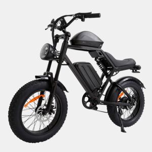 Bicicleta Elétrica JKING FXH-002 - Bateria 48V15.6AH 20x4.0 Freio a Disco - Preto