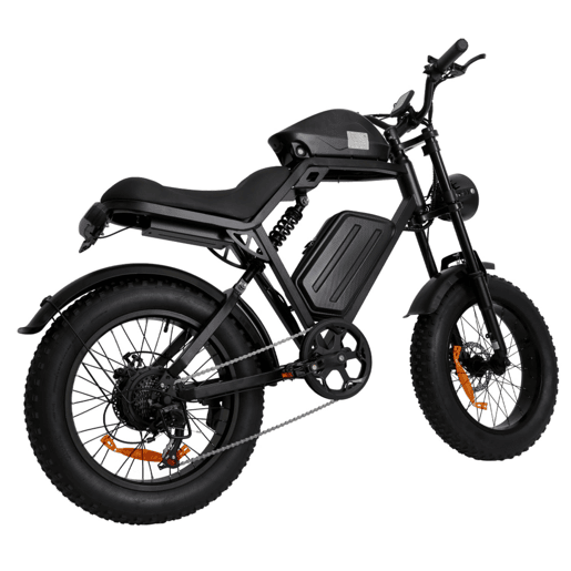 Bicicleta Elétrica JKING FXH-002 - Bateria 48V15.6AH 20x4.0 Freio a Disco - Preto