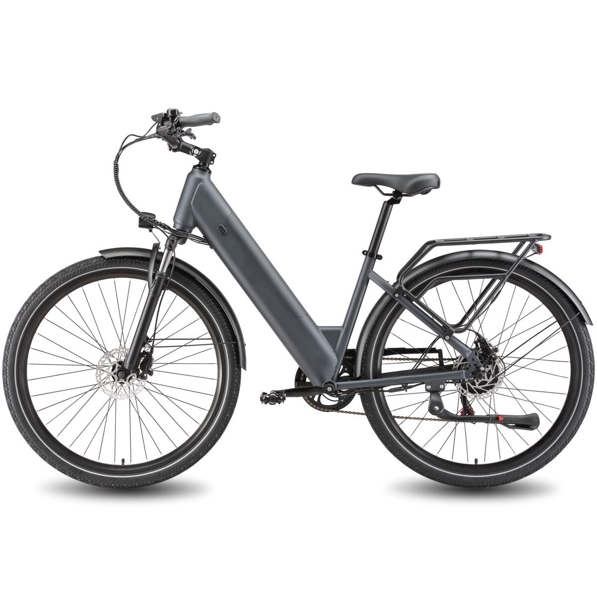 Bicicleta eléctrica kingbull lira 48v15ah 140km 28x2.0" color gris