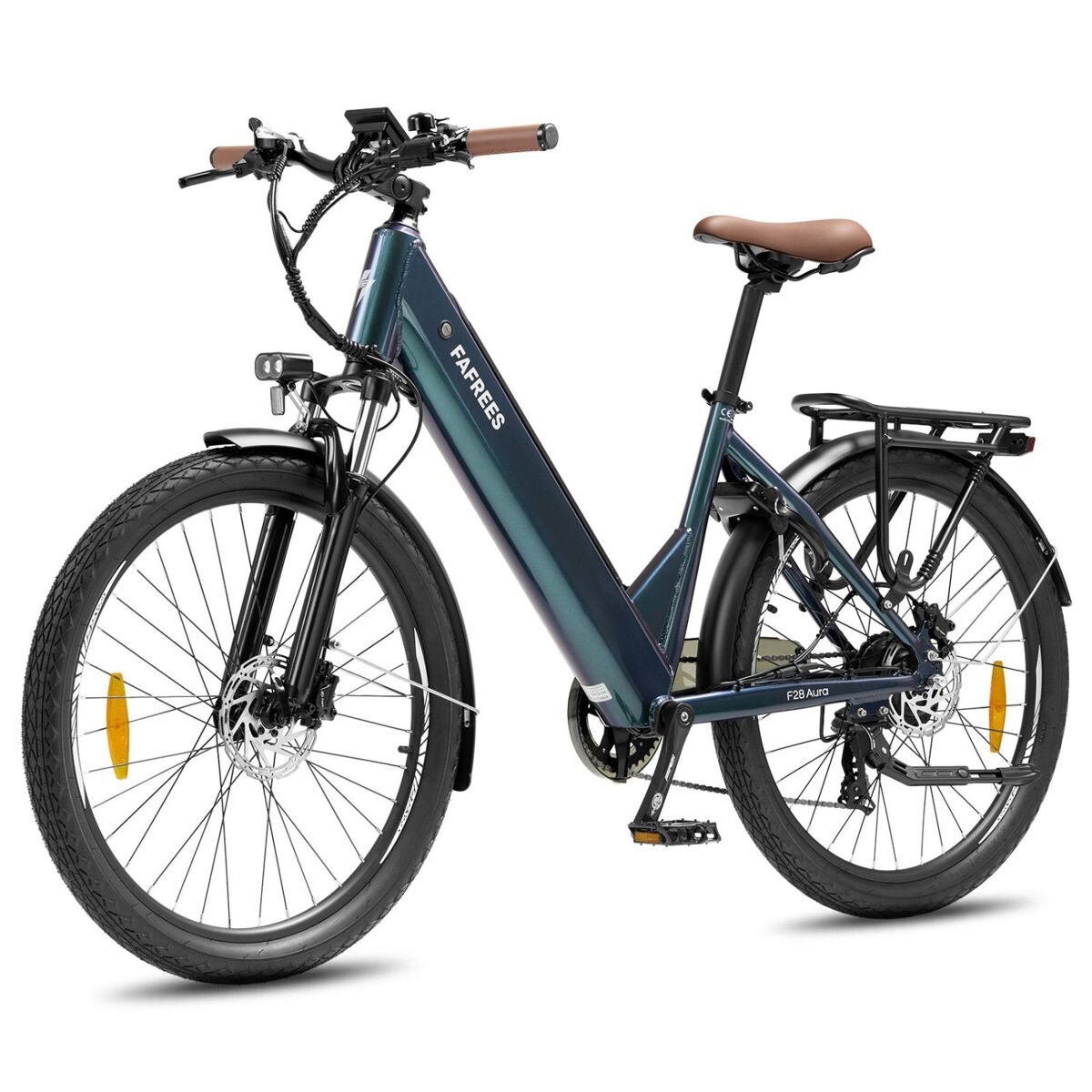Bicicleta eléctrica fafrees f28 aura 36v20ah 80-100km 250w color verde