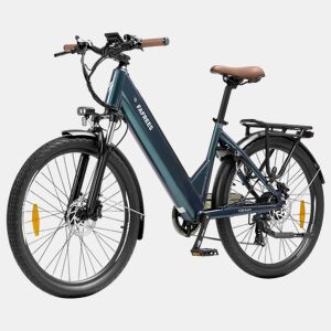 Bicicleta elétrica FAFREES F28 Aura 36V20Ah 80-100km 26x2.5 Cor Verde