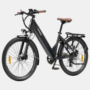 Bicicleta elétrica FAFREES F28 Aura 36V20Ah 80-100km 26x2.5 Cor Preto
