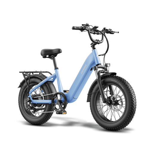 Bicicleta elétrica FAFREES F20 ROVER 48V15Ah 55-80km 20x4.0 Cor Azul