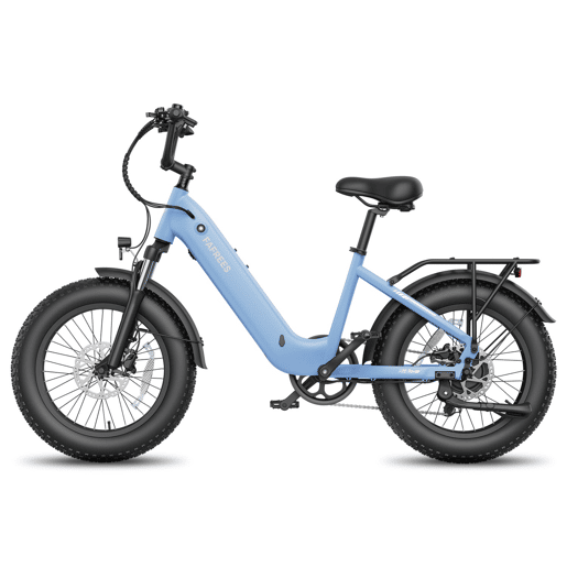 Bicicleta elétrica FAFREES F20 ROVER 48V15Ah 55-80km 20x4.0 Cor Azul